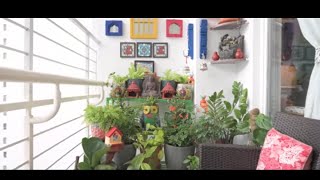 Traditional Indian home with beautiful balcony balcony decoration ideas 20241011 223934 0001 [upl. by Kirst72]