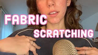 ASMR  Fabric Scratching W Snapping Mouth Sounds amp Ring Sounds [upl. by Osher673]