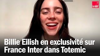 Billie Eilish  interview exclusive au micro de Rebecca Manzoni VOSTFR [upl. by Ayanej]