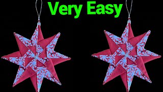 How To Make Christmas Ornament Best Way To Use Up Your Fabric Scraps Beginners Friendly Tutorials [upl. by Sicular]