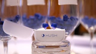 Sleep through anything with the Hush earbuds — CES 2016 [upl. by East780]