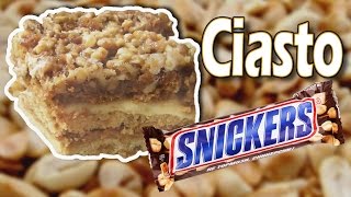 Ciasto Snickers  Snickers cake KuchniaRenaty [upl. by Maclay]