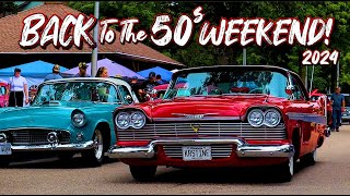 MSRA BACK TO THE 50S WEEKEND 10000 Plus Classic Cars Classic Car Show Hot Rods Street Rods [upl. by Gibbie]