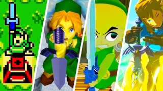 Evolution of Master Sword in Zelda Games 19912024 [upl. by Yentyrb602]