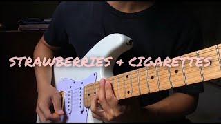 Strawberries amp Cigarettes  Troye Sivan Electric Guitar Cover [upl. by Etteuqaj]