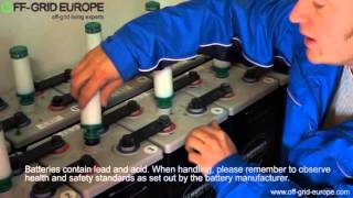 Hydrocaps for flooded lead acid batteries in solar application [upl. by Rooker]