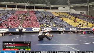 16U 126 Zabian Cowley Camel Kids Wrestling Vs Bryan Winans Kaukauna Wrestling Club [upl. by Akinat219]