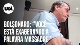 Guerra na Ucrânia Bolsonaro diz que Putin não tem interesse em praticar massacre [upl. by Ayekel]