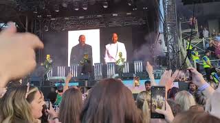 JLS Summer Tour Newmarket Nights 25 June 2024 outside the stage [upl. by Him]