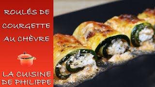 Roulés de courgette au chèvre [upl. by Litsyrk]