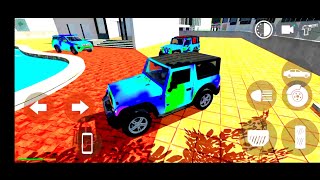 Indian bike driving 3d game  modify new car game very dangerous stunt on the road bakwash car game [upl. by Oterol]