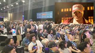 EVO 2024 Venue Audience Reaction  Street Fighter 6 Terry Bogard Announcement [upl. by Enneirb]