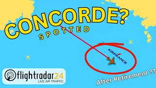 Rarest Catches on FlightRadar24 CONCORDE [upl. by Ailyt]