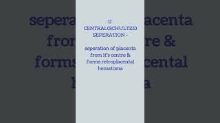 PLACENTAL SEPERATION METHODS shorts nursing mcq education study exam upsc nclex norcet [upl. by Bolger]