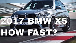 NEW 2017 BMW X5 M Series Drag Race 14 Mile Time [upl. by Niwri]