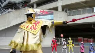 Power Rangers Vs Tynamon Dublado  Power Rangers Super Ninja Steel [upl. by Elleinnad]