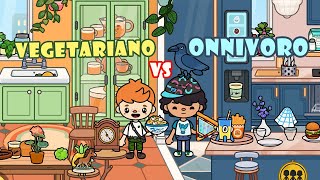 Sfida di arredamento su Toca Life World 🥦 Cucina vegetariana VS onnivora 🍔 [upl. by Oicnevuj]