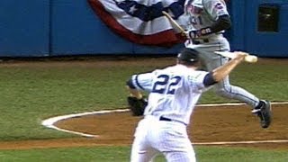 2000WS Gm2 Clemens throws bat in direction of Piazza [upl. by Adnol346]