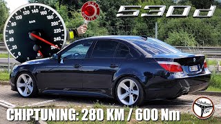 2008 BMW 530d E60 280 KM  Próba autostradowa 0100 100200 kmh prezentacja wyciszenie  4K [upl. by Cinom735]