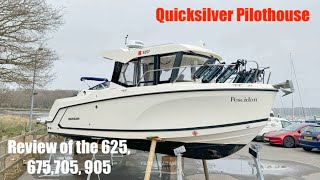 Top 5 Quicksilver Pilothouse Fishing Boats for Sea Angling UK [upl. by Neyr]