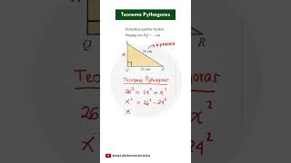 Teorema Pythagoras Kelas 8 Semester 2 shorts matematika [upl. by Hilaire]