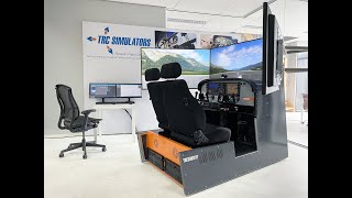 Cessna 172 Flight Simulator  TRC3000 CABRIO C172G [upl. by Secunda89]