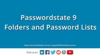 Passwordstate Folders and Password Lists explained [upl. by Amaral149]