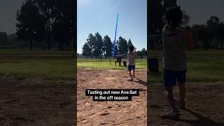 New Baseball Bat practice swings during off season [upl. by Briny]