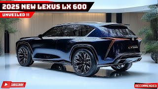 Unveiling the 2025 Lexus LX 600 A Luxurious Pinnacle of Power and Prestige [upl. by Lesab933]