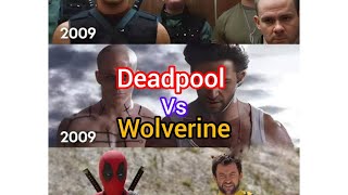 Deadpool vs Wolverine Full fight scenes I XMen Origins Wolverine 2009 Movie 🎥🍿 [upl. by Ythomit]