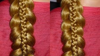 Einfache quotZopf im Zopfquot FlechtFrisur zum selber machen Cute Braid Hairstyle Peinados hermosos [upl. by Haydon]