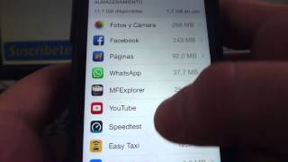 Cómo eliminar las aplicaciones de mi iPhone 5S 5C 5 4 iOS 7 español Channeliphone [upl. by Giana]