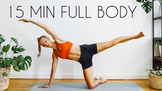 15 min FULL BODY Workout No Equipment [upl. by Andy473]