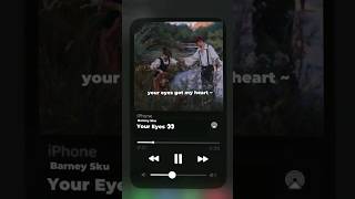 Barney Sku  Your Eyes Lyrics  quotYour Eyes Got My Heart Falling For Youquot  shorts 12amlofi [upl. by Antipus318]