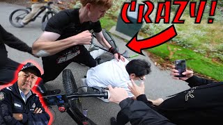 I GOT TACKLED FIGHT Melbourne rideout pt 2 [upl. by Cory]