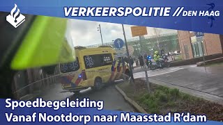 Spoedbegeleiding vanaf Nootdorp naar het Maasstad Ziekenhuis [upl. by Glassman]