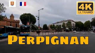 Perpignan France 4k Pyrénées OrientalesDriving French region [upl. by Quickel]