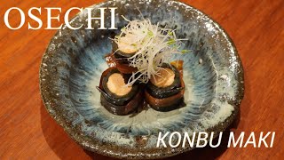 ENG SUBHow to make quotKobu Maki Kombu Rollquot  Osechi dishes introduced by 4 Itamae Chefs in Osaka [upl. by Ahens]