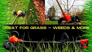 Yard Tool UnboxTest Cordless Weed Eater Grass Trimmer Battery Powered 21V [upl. by Alauqahs]