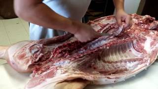 How to prep a pig for roasting in 10 minutes [upl. by Dorcia]