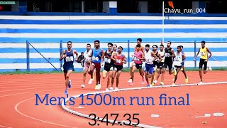 Mens 1500m Run Final  63RD NATIONAL OPEN ATHLETICS CHAMPIONSHIPS2024 [upl. by Eduino176]