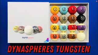 DYNASPHERES TUNGSTEN Pool Ball Set [upl. by Etnuaed961]