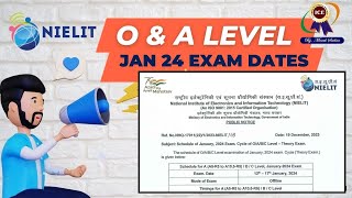 OA Level Exam Dates Jan24 कैसे करे O level pass [upl. by Aluap350]