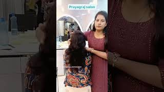 Face Framing haircut by Rekha Mam beautician prayagaraj bridalmakeup [upl. by Norbie]