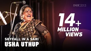 Usha Uthup Skyfall in a sari [upl. by Akeber240]