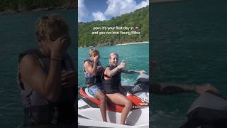 Mientra tanto andamo en jet ski en Mallorca  Young Miko y Bizarrap [upl. by Irret319]