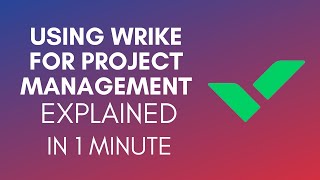 How To Use Wrike For Project Management 2025 [upl. by Assirolc]