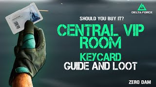 Delta Force  Central VIP room Keycard Guide and Loot [upl. by Zetrok]