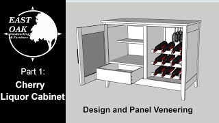 Cherry Liquor Cabinet Part 1  Woodworking [upl. by Anomar]