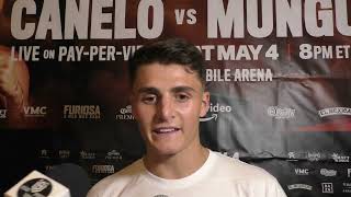 Vito Mielnicki Jr Media Workout Interview for Cruz Fight [upl. by Artemla774]